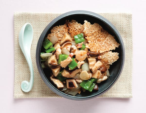 굴소스 해물 누룽지탕