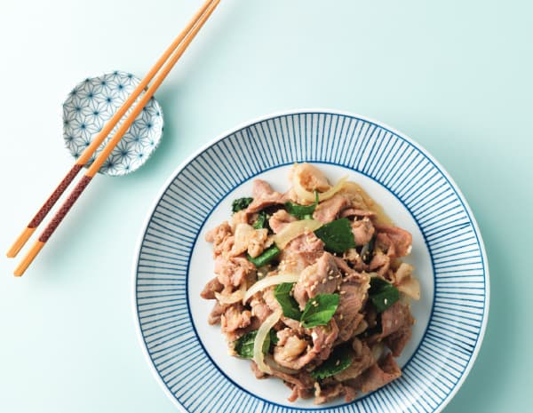 돼지고기 깻잎불고기