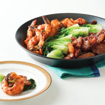 새우 삼겹 삼합