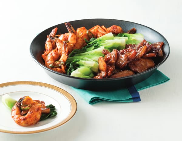 새우 삼겹 삼합