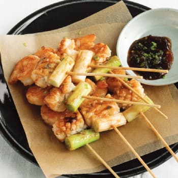 해산물 대파꼬치