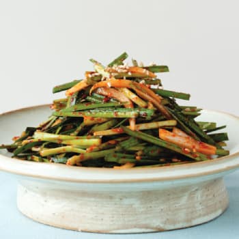 중화 매실소스 부추무침