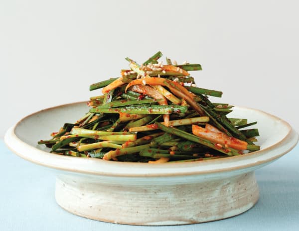 중화 매실소스 부추무침