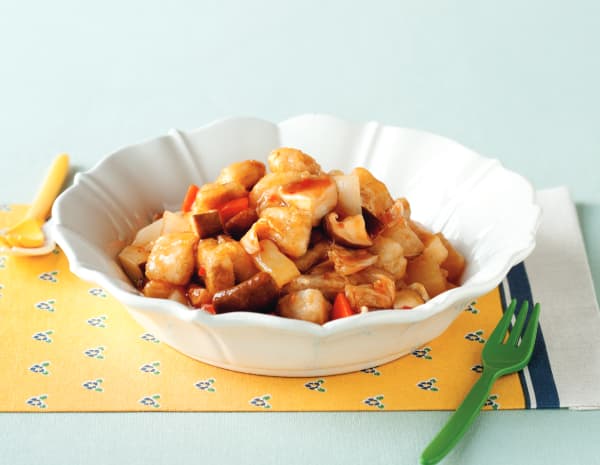 매실소스 생선 탕수