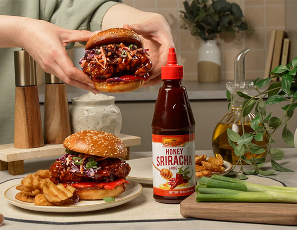 A Kung Pao inspired fried chicken sandwich recipe. 