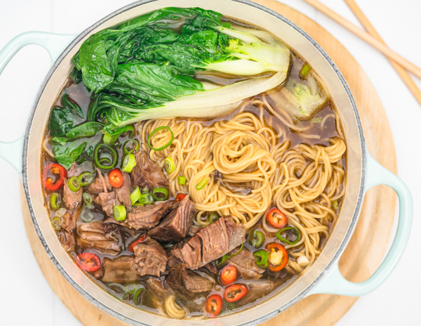 Leftover Roast Beef And Noodle Soup