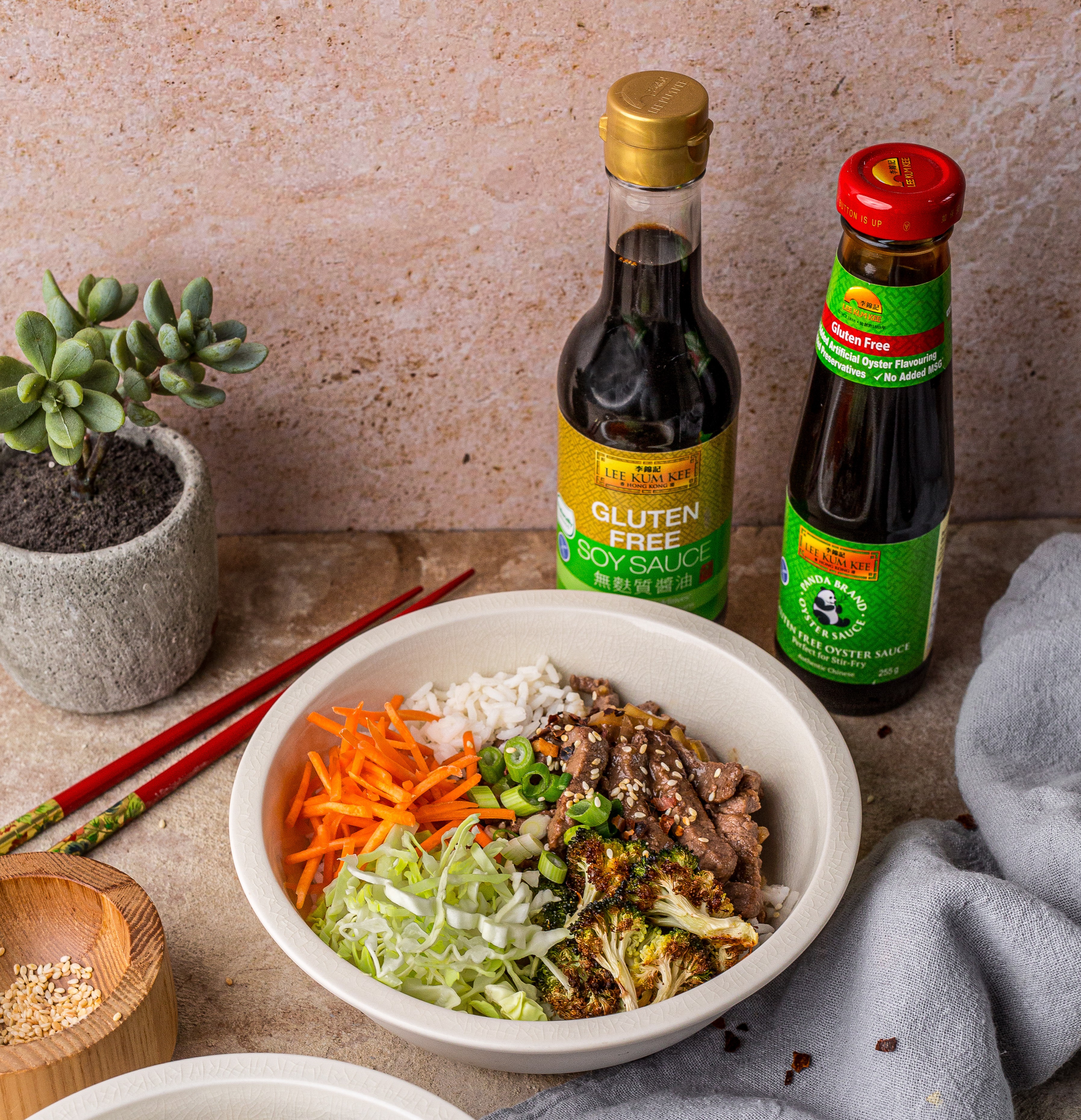 LKK Beef  Roasted Broccoli Rice Bowls GF3901