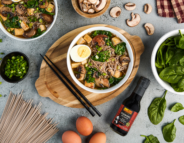 Miso Soba Noodle Soup