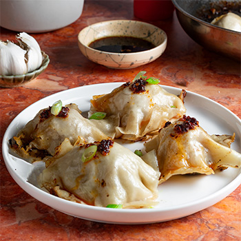 An easy dumpling recipe for no-fold lazy dumplings, or blanket dumplings.