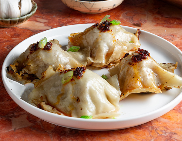An easy dumpling recipe for no-fold lazy dumplings, or blanket dumplings.