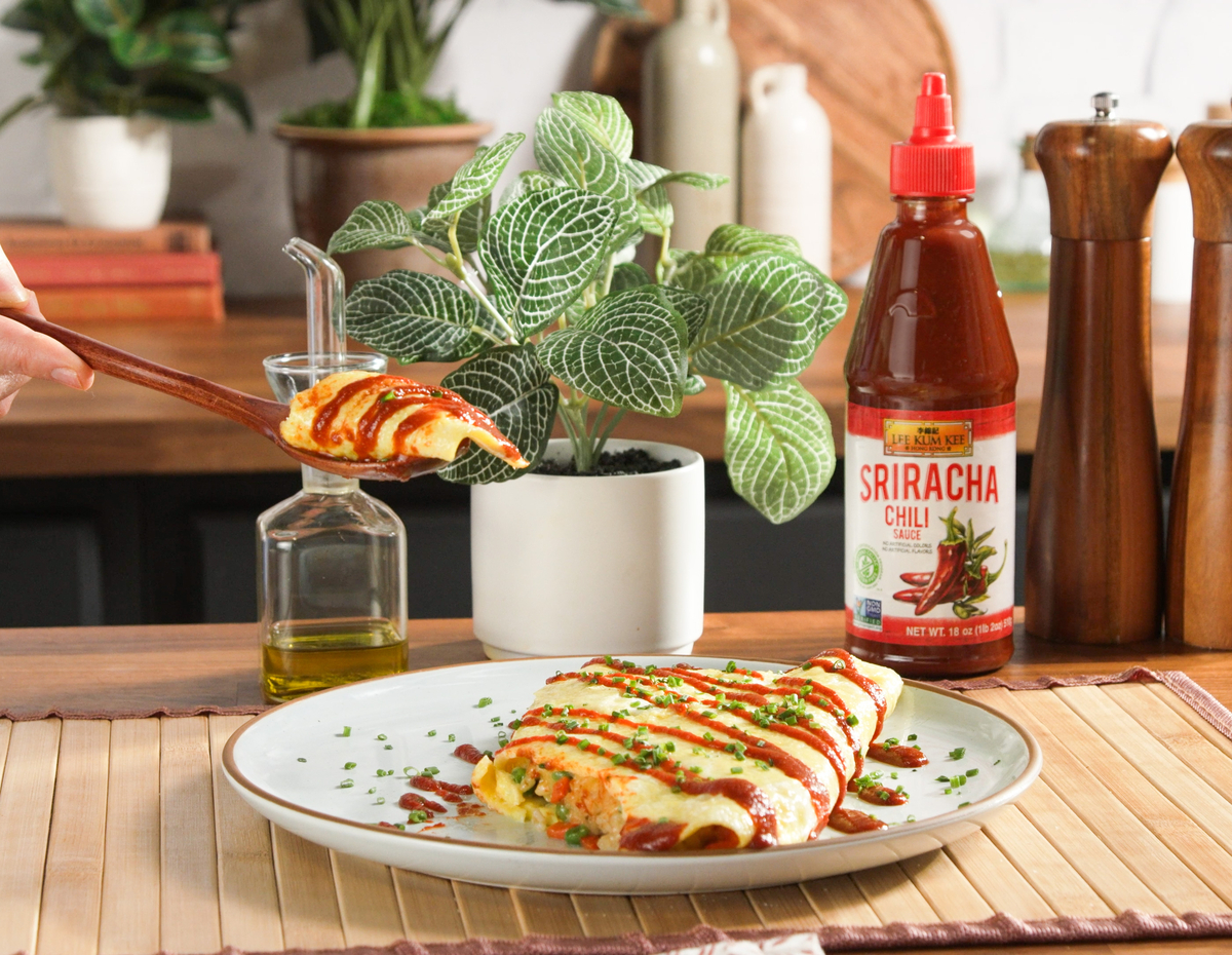An easy omurice recipe made with Lee Kum Kee sauces.