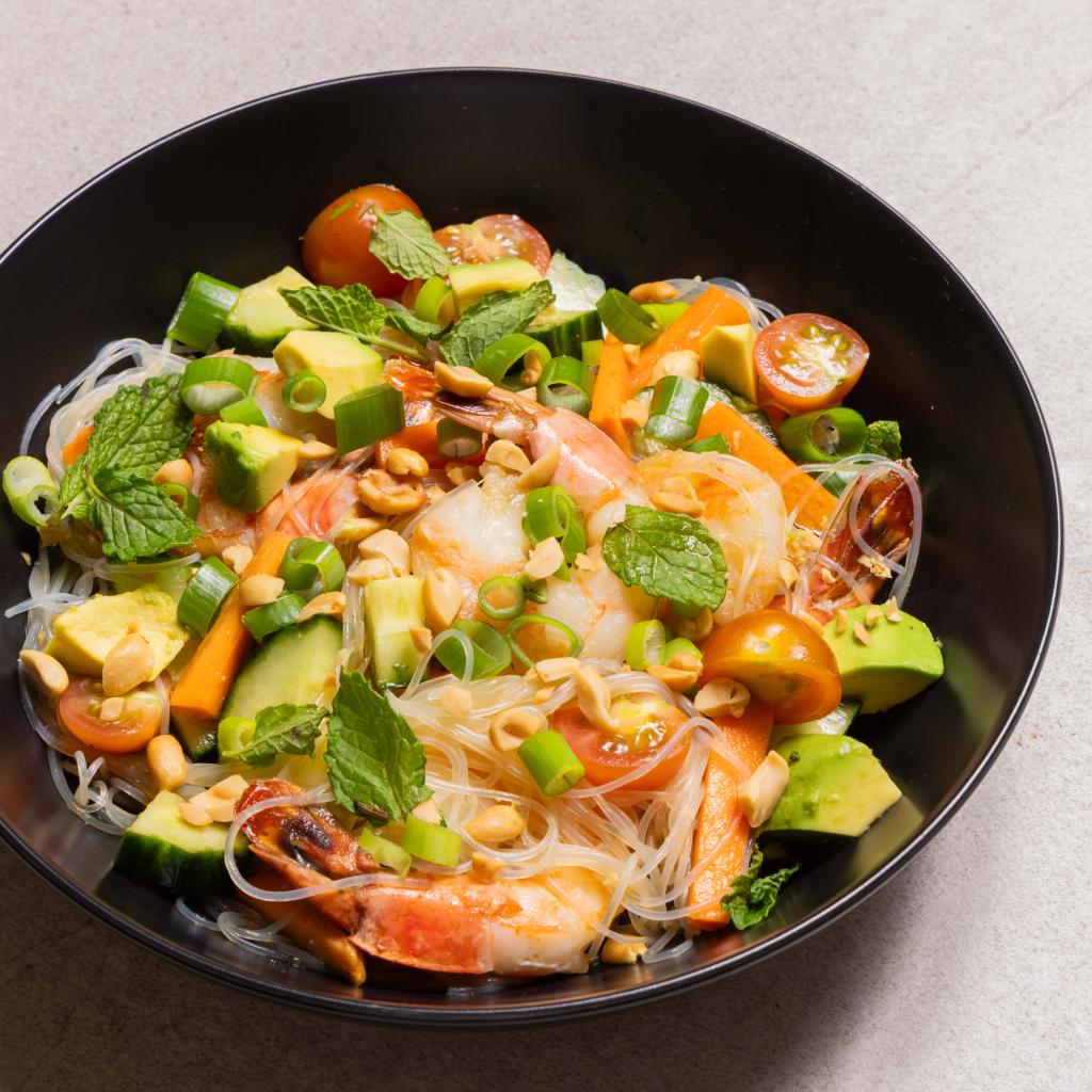 Prawn  Avocado Vermicelli Bowls
