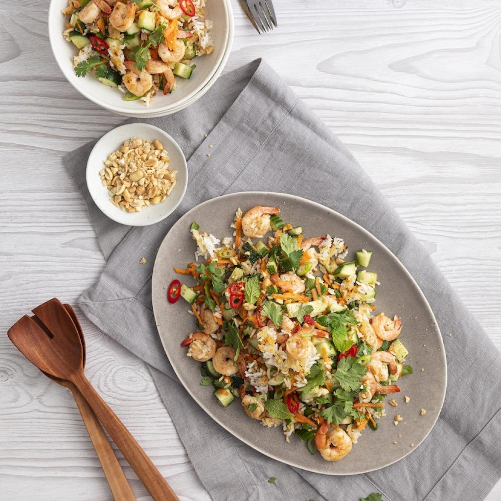 Prawn  Crispy Rice Salad