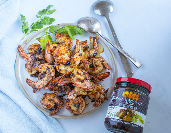 PRAWNS WITH BLACK BEAN GARLIC SAUCE