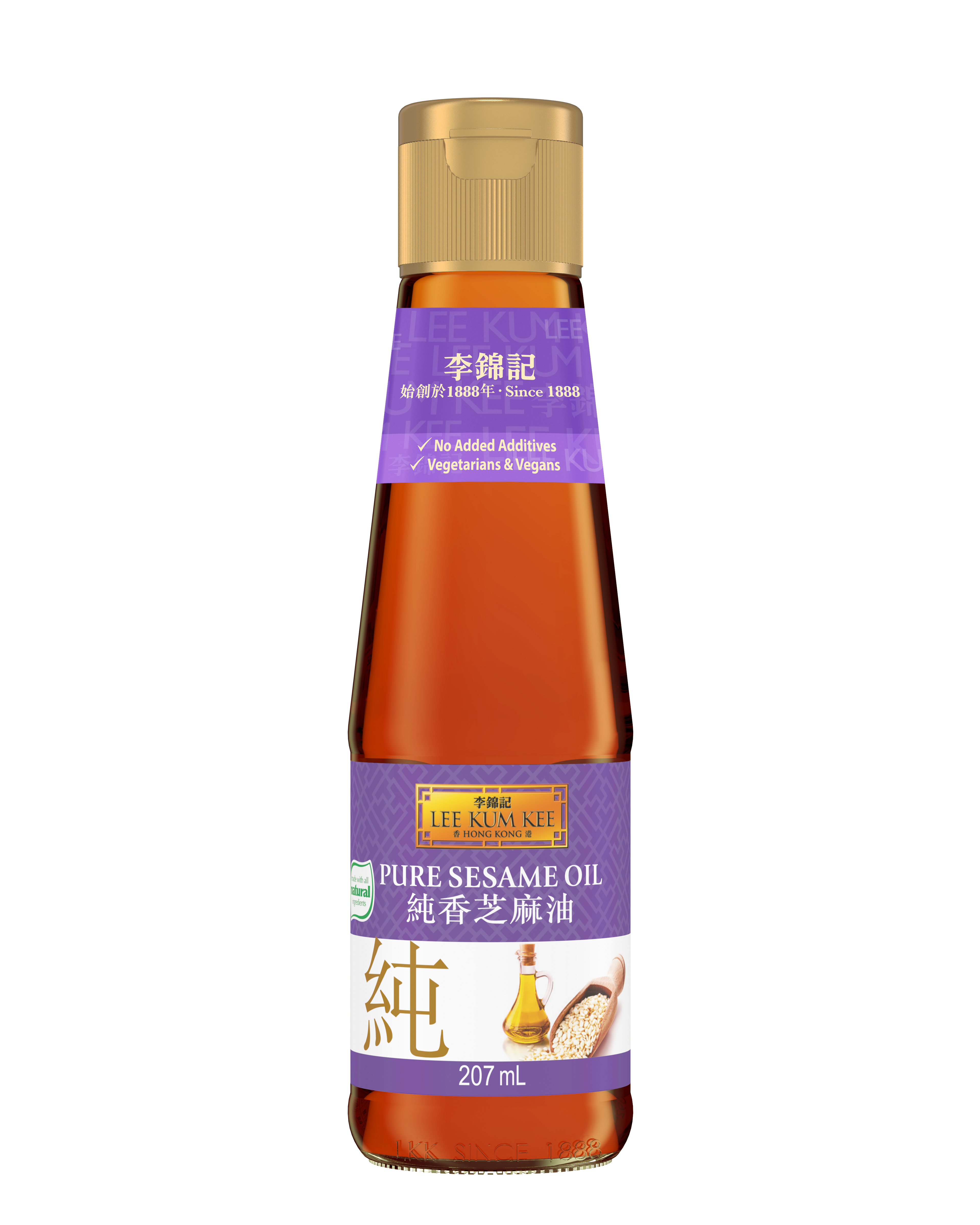 PURE SESAME OIL 207ML - FRONT