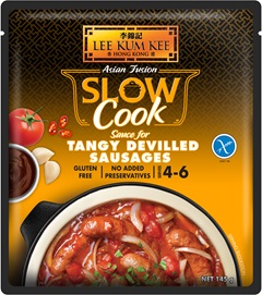 LI23017_4300171658_LKK_SlowCookSauce_TangyDevilledSausages_145g_Pouch_3D_ft