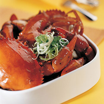 黑椒汁香烧大蟹