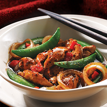 Stir Fried Chicken with Lee Kum Kee Black Pepper Sauce