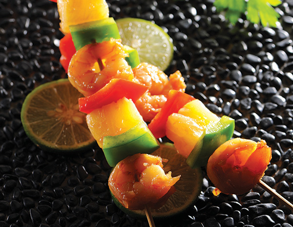 BBQ Spicy Prawn Kebab