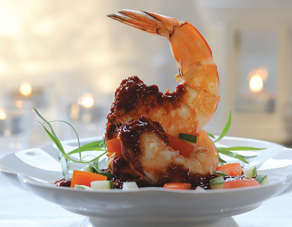 辣豆瓣醬煎明蝦