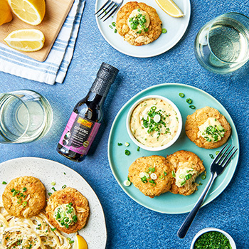 Recipe Asian Style Crab Cakes with Chili Garlic Aioli S