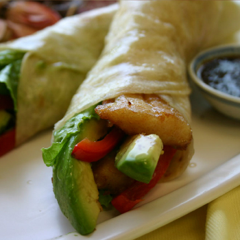 Recipe Avocado Fish Wrap