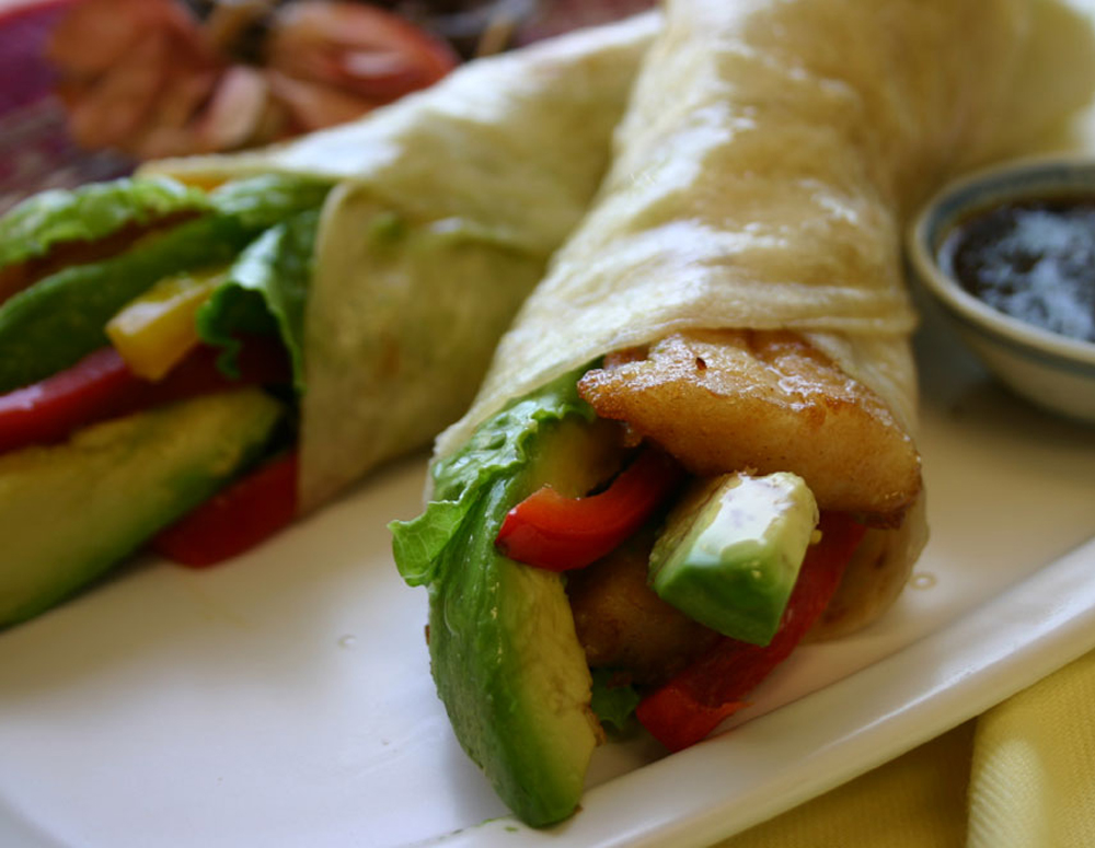 Recipe Avocado Fish Wrap