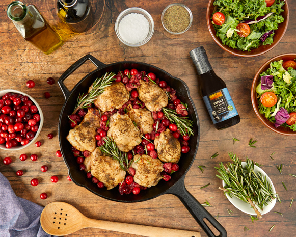 Recipe Balsamic Cranberry Roasted Chicken