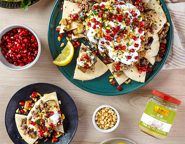 Recipe Beef and Aubergine Fatteh