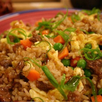 Recipe Beef Fried Rice with Oyster Sauce