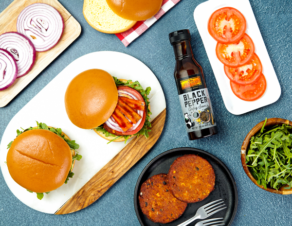 Recipe Black Pepper Lentil Burger