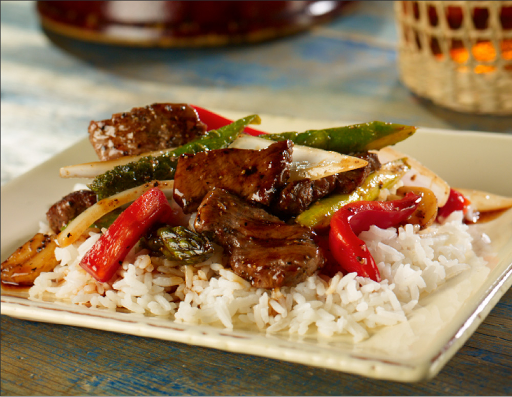 Recipe Black Pepper Steak with Oyster Flavored sauce