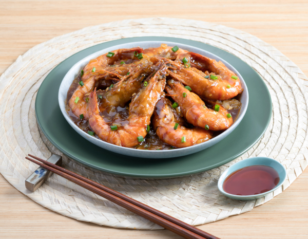 Udang Bawang Putih Asam Manis