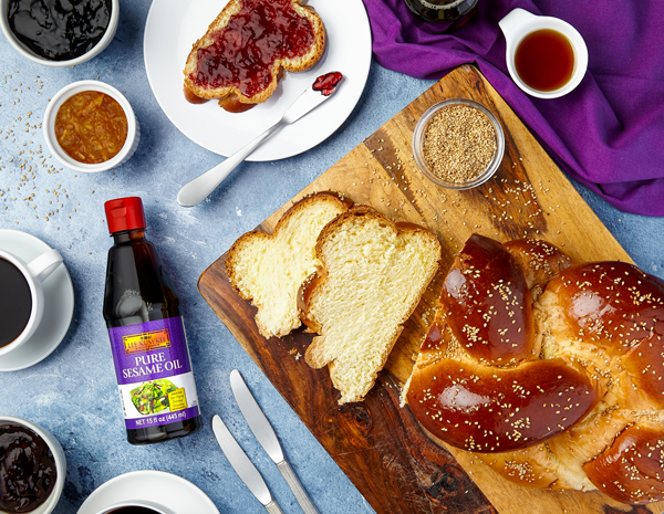 Recipe Braided Sesame Egg Bread