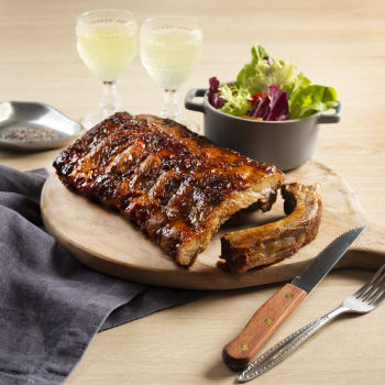 Grilled Pork Ribs with Vinegar and Soy Sauce