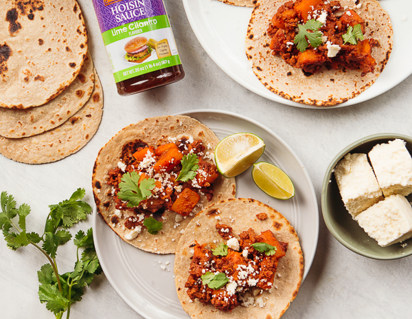 Recipe Butternut Squash & Soyrizo Tacos