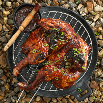 Recipe Char Siu Chicken Thighs with Asian Slaw S