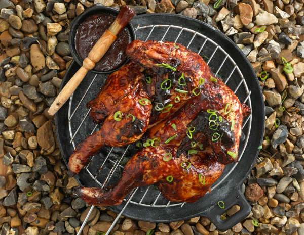 Recipe Char Siu Chicken Thighs with Asian Slaw