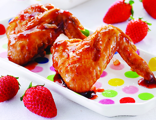 Chicken Wings with Sweet Oriental BBQ Sauce