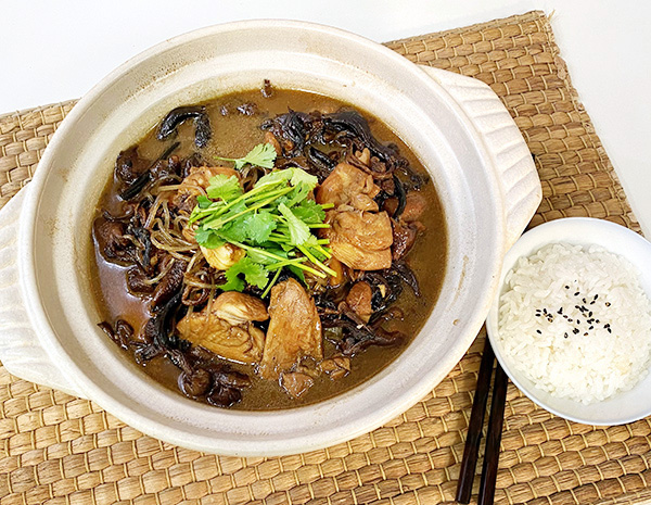 Recipe Chicken Braised with Mushroom
