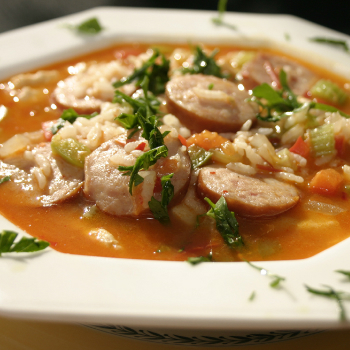 Recipe Chicken Jambalaya with Chili Garlic Sauce