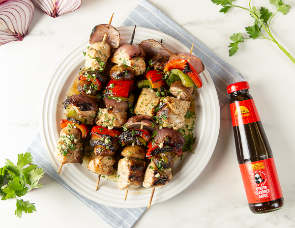Recipe Chicken Kebabs with Garlic Butter Re