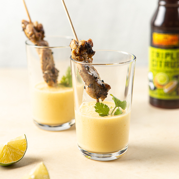 Recipe Chicken Skewer Mango Dip S