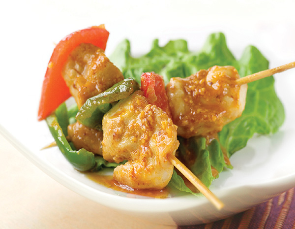 Recipe Chicken Skewers in Satay Sauce