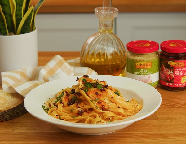 Recipe Chili Crisp Oil Fettucine Alfredo