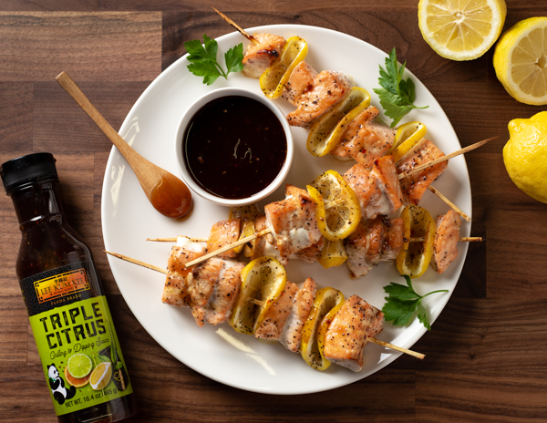 Recipe Citrus Salmon Skewers