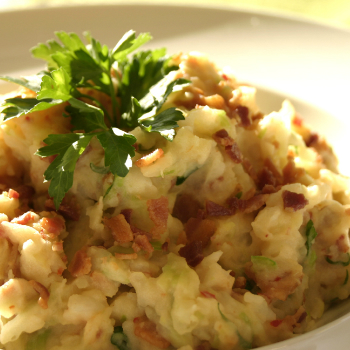 "Recipe Colcannon with Premium Soy Sauce