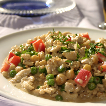 Recipe Creamy Minced Chicken