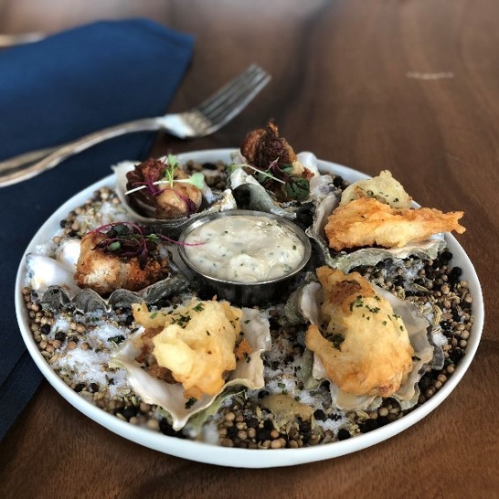 Recipe Crispy Fried Oysters Combo Oyster with Premium Garlic Yogurt S