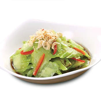 Recipe Dried Red Shrimp with Bitter Melon